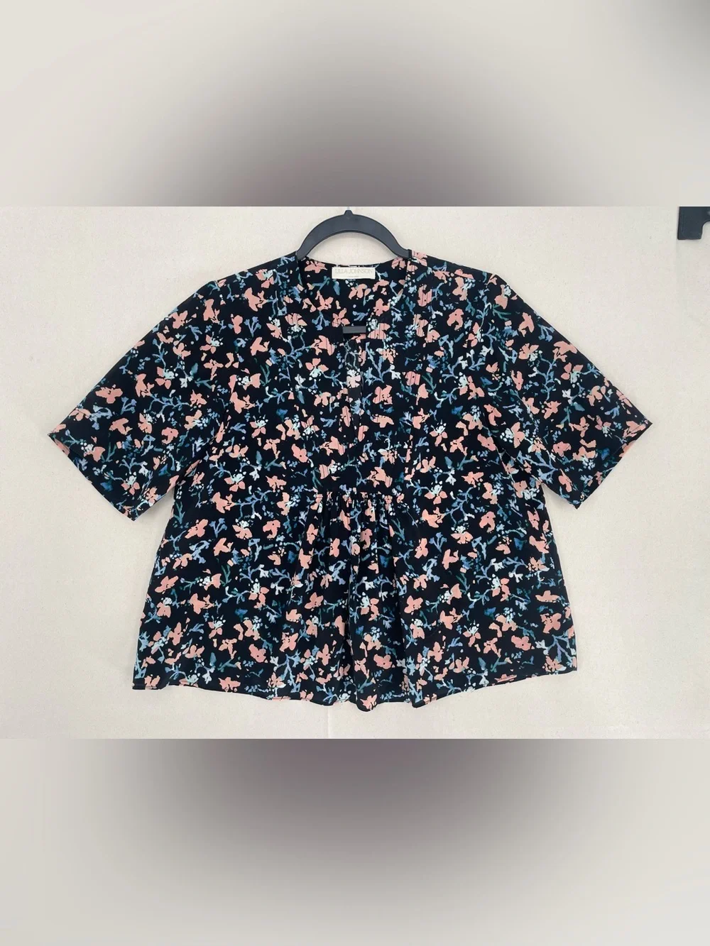 Ulla Johnson Loli Short Sleeve Blouse